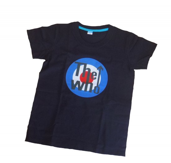 子供用 KIDS The WHO ザ フー 半袖Tシャツ ブラック 黒 バンドTシャツ