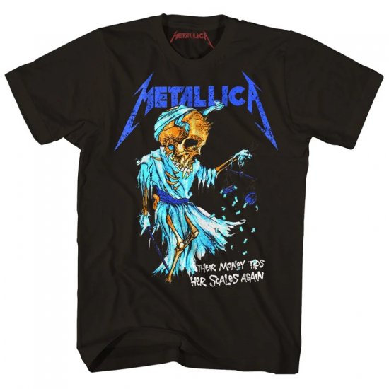 Metallica メタリカ ブラック 黒 半袖 Tシャツ メンズ レディース ユニ