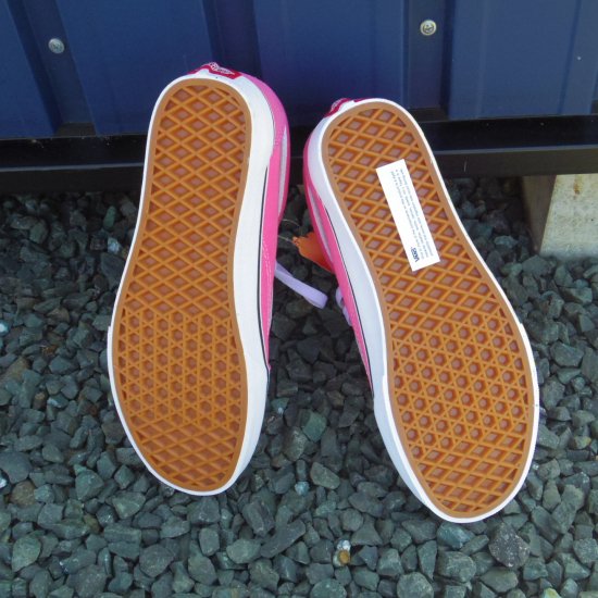 Vans authentic pink outlet white