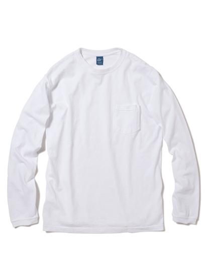 Good On グッドオン 長袖 ロングスリーブポケット クルーT