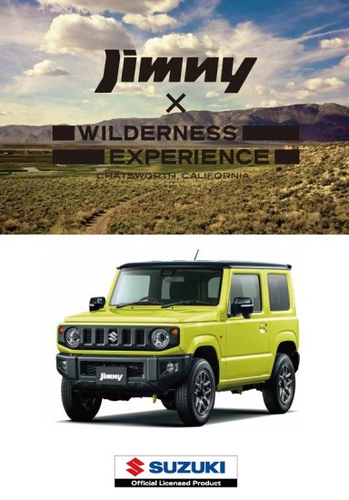 SUZUKI JIMNY × WILDERNESS EXPERIENCE コラボ Tシャツ ポケットTシャツ ブラック 黒 ホワイト 白 2カラー展開  ジムニー 車好きにも