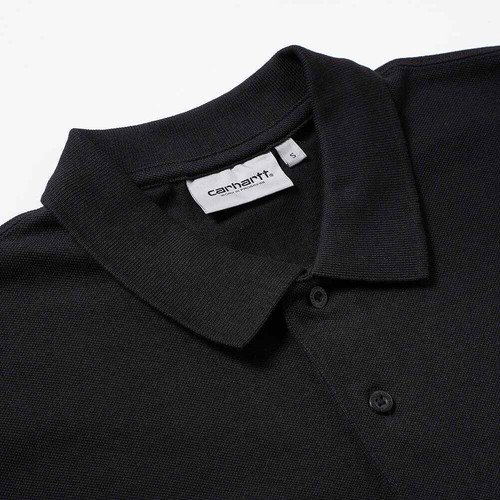 CARHARTT WIP ポロシャツ Tシャツ ブラック カーハート CHASE PIQUE