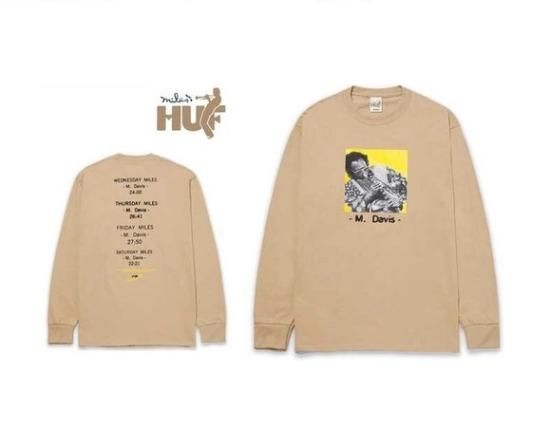 HUF〉HUF x MILES DAVIS コラボレーションシャツ、XL