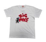 BIG MIKE ビッグマイク マイク バブル S/S Tシャツ ホワイト 白 シンプル ストリート 30代 40代 50代 大人コーデに