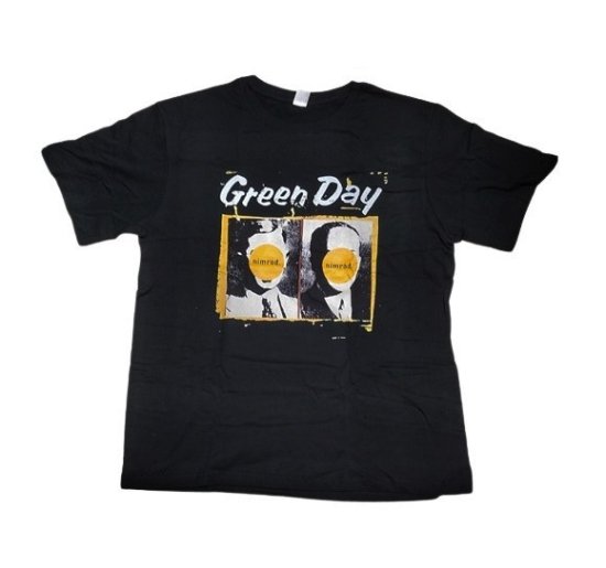 GREEN DAY 半袖Tシャツ ブラック メンズ レディース ユニセックス 