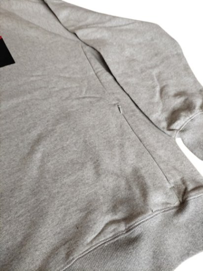 NANGA ナンガ プルオーバーパーカー エコハイブリッドボックスロゴ フーディー ECO HYBRID BOX LOGO グレー (L GRAY)  アウトドア ストリート好きに