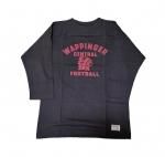 WAREHOUSE 長袖 7分袖 ロンT フットボールT 黒 ブラック ウエアハウス アメカジ ユニセックス Lot 4063 WAPPINGER ストリート