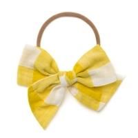 Wunderkin CO.Oversized Pinwheel // Sunny Day Check (Headband)