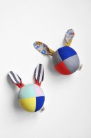 Polka Dot Club◇Patchwork Rattle Ball, Rabbit