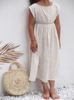 <img class='new_mark_img1' src='https://img.shop-pro.jp/img/new/icons16.gif' style='border:none;display:inline;margin:0px;padding:0px;width:auto;' />FINAL SALE! LAST 1!! liilusmock dress, cru natural (6-12m,1-2y,2-4y,4-6y,6-8y,8-10y)
