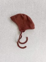 mabo◇ organic cotton bonnet - chestnut