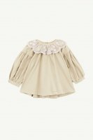 30%Off!! yellowpelota◇ Embroidery Blouse, Natural (18M,2Y,3Y,4Y)