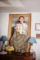 70%Off!! yellowpelota Woodcarving skirt (4Y,6Y,8Y,10Y,12Y,14Y)