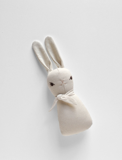 Last 1!! 25%Off!! Polka Dot Club◇ Tiny Rabbit Rattles - MaRiet 