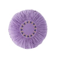 PROJEKTITYYNY◇ Leinikki corduroy round cushion, lavender with inner