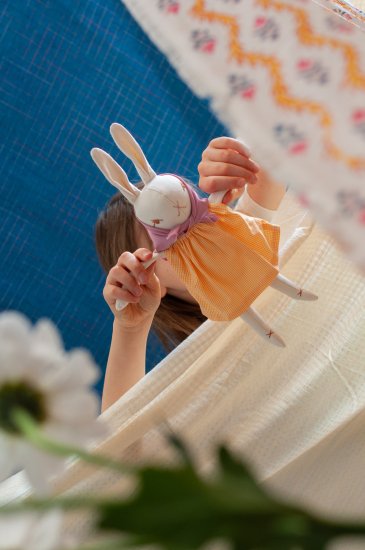 Polka Dot Club◇ PDC Little Rabbits: Peach, Cream, Brown - MaRiet 