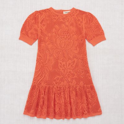 50%Off!! Misha and Puff◇ Lace Peplum Dress, Melon - MaRiet 