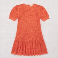 <img class='new_mark_img1' src='https://img.shop-pro.jp/img/new/icons16.gif' style='border:none;display:inline;margin:0px;padding:0px;width:auto;' />50%Off!! Misha and Puff Lace Peplum Dress, Melon