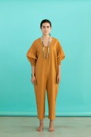 <img class='new_mark_img1' src='https://img.shop-pro.jp/img/new/icons16.gif' style='border:none;display:inline;margin:0px;padding:0px;width:auto;' />50%Off!! KiiRA Smocking jump suit, CAMEL