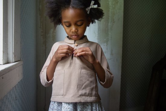 Last1!! 40%Off!! SOOR PLOOM◇ Roxy Smock, Dark Tea - MaRiet 