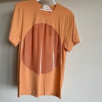 Last 1!! 30%Off!! CORRELL CORRELL◇ VELVET CIRCLE T-SHIRT IN PEACH (ONE SIZE)