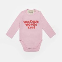 weekend house kids.◇ Baby Logo body (pink)