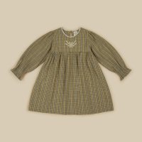 Apolina◇ Rosemary Dress - Forester Check Fern