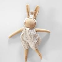 Polka Dot Club STRAW Medium Rabbit- HUNTER
