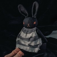 Polka Dot Club◇ BLACK Medium Rabbit- NOVA