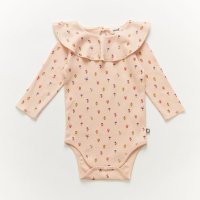 <img class='new_mark_img1' src='https://img.shop-pro.jp/img/new/icons14.gif' style='border:none;display:inline;margin:0px;padding:0px;width:auto;' />Oeuf◇Ruffle Collar Onesie, Silver Peony
