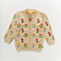 <img class='new_mark_img1' src='https://img.shop-pro.jp/img/new/icons14.gif' style='border:none;display:inline;margin:0px;padding:0px;width:auto;' />Oeuf◇Flower Motif Cardi, Bright Beige