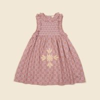 <img class='new_mark_img1' src='https://img.shop-pro.jp/img/new/icons14.gif' style='border:none;display:inline;margin:0px;padding:0px;width:auto;' />Apolina◇ Ina Dress - Folk Checkerboard Wisteria