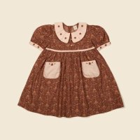 <img class='new_mark_img1' src='https://img.shop-pro.jp/img/new/icons14.gif' style='border:none;display:inline;margin:0px;padding:0px;width:auto;' />Apolina◇ Sadie Dress - Promenade Floral Chocolate