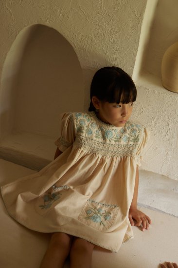 キッズ服女の子用(90cm~)apolina Dora Dress Milk 2-3Y | alityan.com - ワンピース