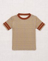 Misha and Puff Rec Tee Pewter Flower Dot