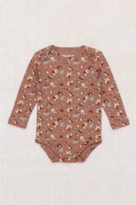 ロンパース・カバーオール Misha&Puff layette onesie ink circus ☆MISHA & PUFF LAYETTE circus print Overall (ink circus