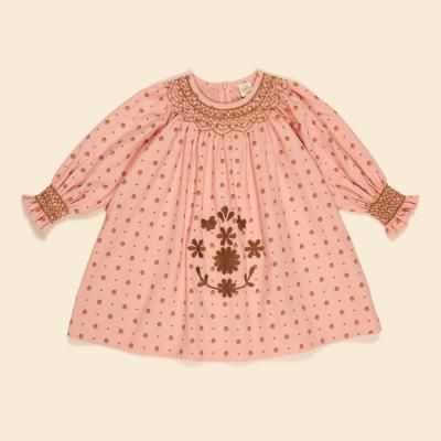 Apolina◇ Cece Smock Dress - Meadow Calico Ribbon - MaRiet