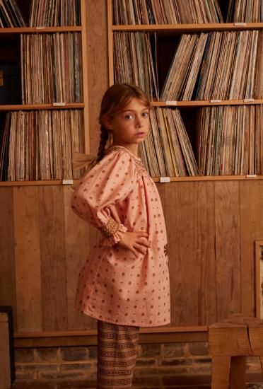 Apolina◇ Cece Smock Dress - Meadow Calico Ribbon - MaRiet