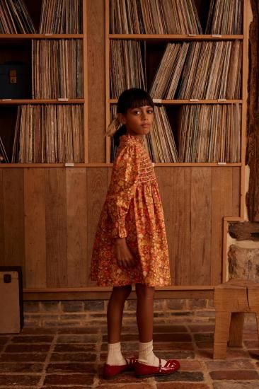 Apolina◇ Mia Dress - Autumn Harvest Floral - MaRiet 
