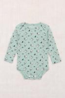 <img class='new_mark_img1' src='https://img.shop-pro.jp/img/new/icons14.gif' style='border:none;display:inline;margin:0px;padding:0px;width:auto;' />Misha and Puff Baby Long Sleeve Lap Onesie Sage Cat & Mouse