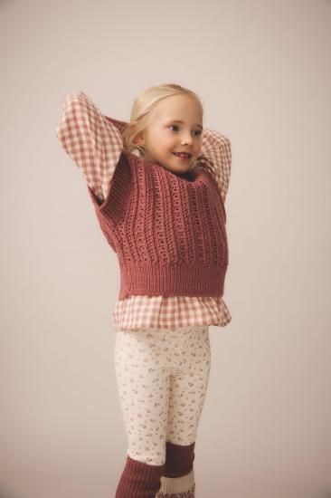 SOOR PLOOM◇ Stretch Legging, Calico Print, Rosewood - MaRiet