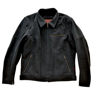 SHIRTS COLLAR RIDERS LEATHER JACKET