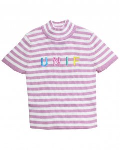 UNIF Lenny Top Pink Women