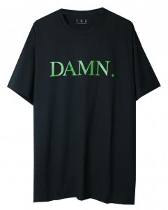 TDE(Top Dawg Entertainment) DAMN. T-Shirt Black