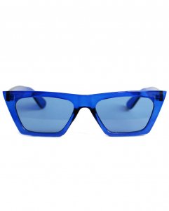 All Blue Retro Cat Eye Sunglasses