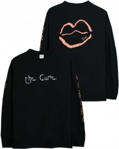 NOAH NYC Kiss Me The Cure L/S T-Shirt  - Black