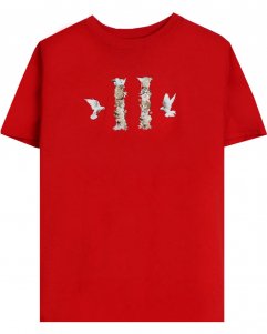 Migos Culture  Crew Neck T-Shirt - Red