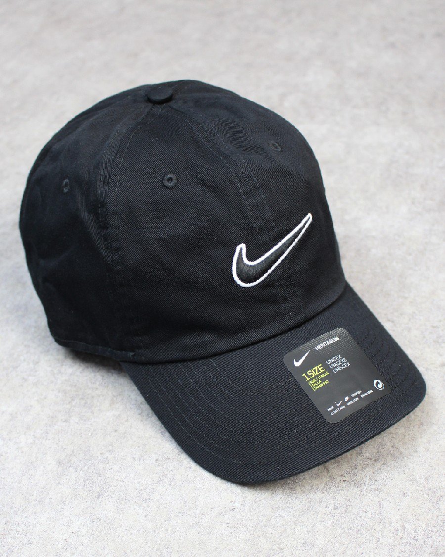 NIKE Heritage 86 Swoosh Cap - Black