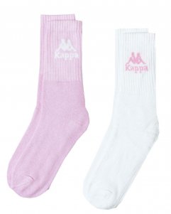 <img class='new_mark_img1' src='https://img.shop-pro.jp/img/new/icons41.gif' style='border:none;display:inline;margin:0px;padding:0px;width:auto;' />Kappa Omini Logo Socks - Pink/White