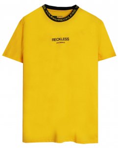 Young & Reckless Classic Rib T-Shirt - Yellow